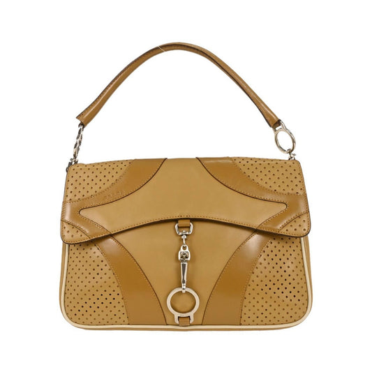 Prada Vitello Drive Leather, Brown, Leather, Handbag