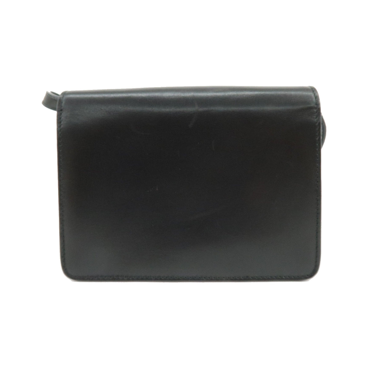 Prada Wallet on Strap City Calfskin, Black, Leather, Crossbody Bag