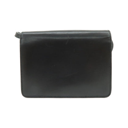 Prada Wallet on Strap City Calfskin, Black, Leather, Crossbody Bag