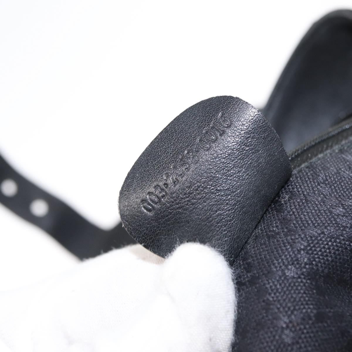 Gucci Vintage Bamboo Backpack Leather, BLACK, LEATHER, Backpack