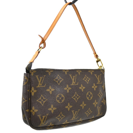 Louis Vuitton Pochette Accessoires NM Monogram Canvas, Brown, Canvas, Clutch