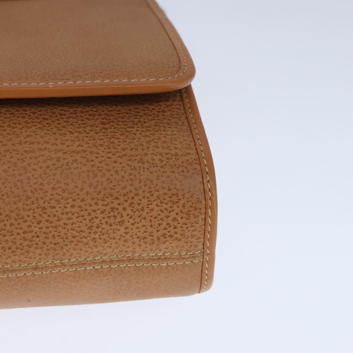 Gucci Vintage Shoulder Bag Leather, BEIGE, LEATHER, Shoulder bag