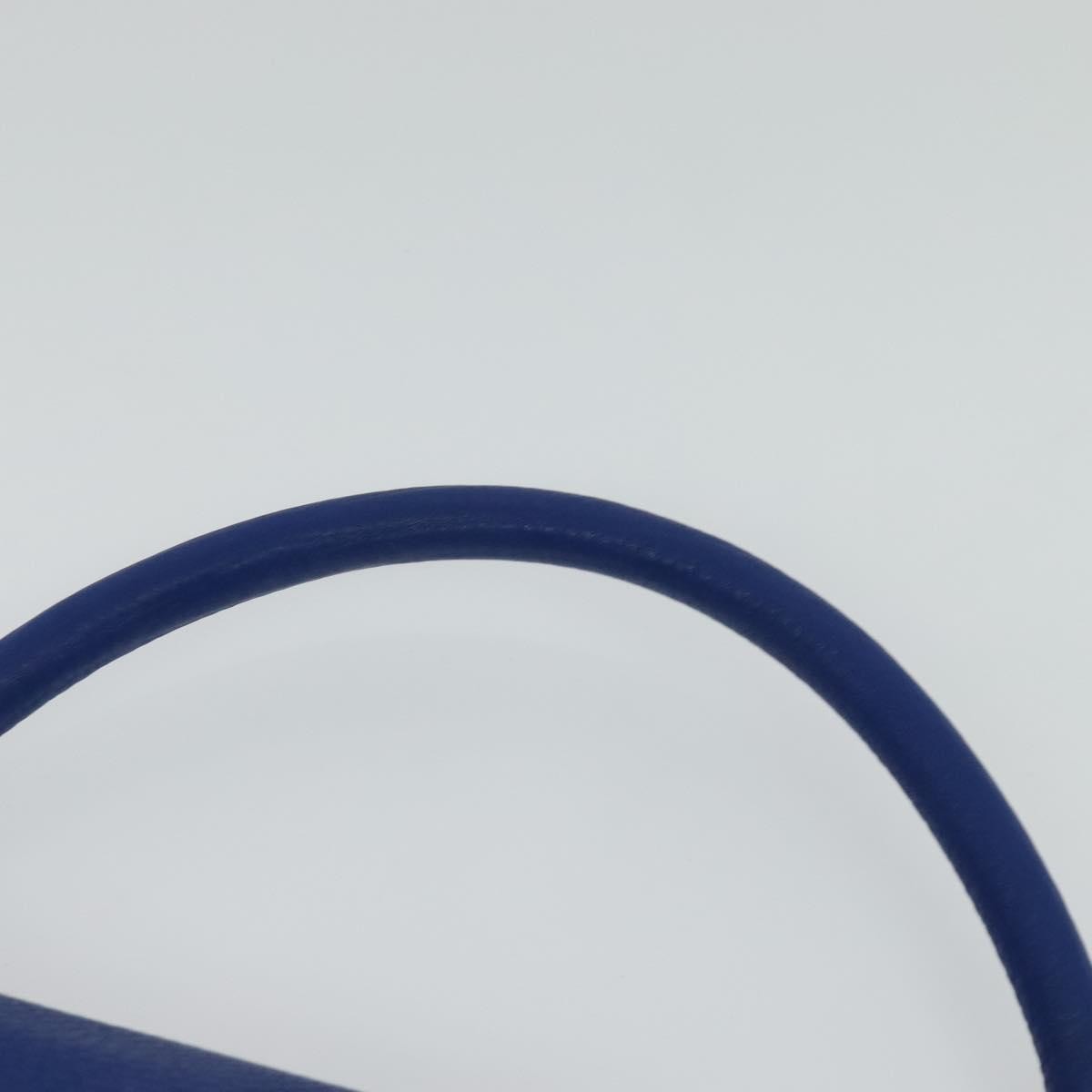 Celine Trapeze Bag Leather, BLUE, LEATHER, Handbag