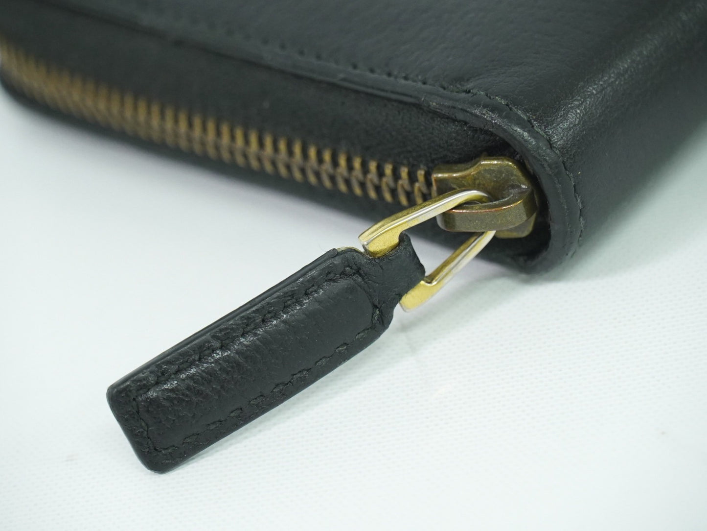 Gucci GG Marmont Zip Around Wallet Leather, BLACK, LEATHER, Wallets