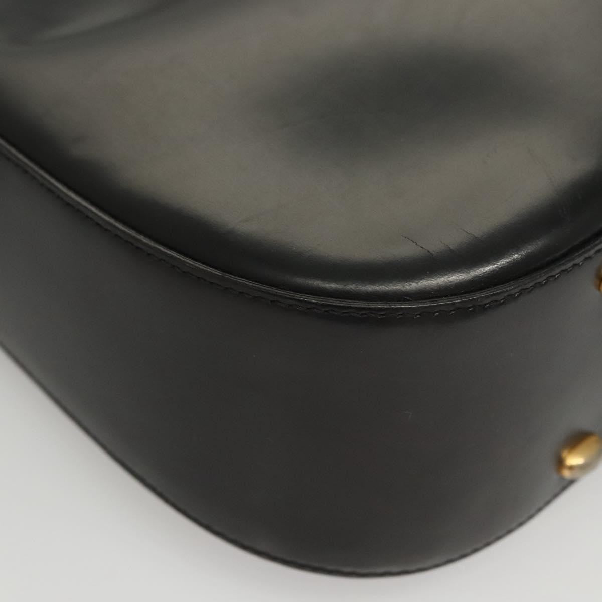 Celine Horse Carriage Shoulder bag Leather, BLACK, LEATHER, Shoulder bag