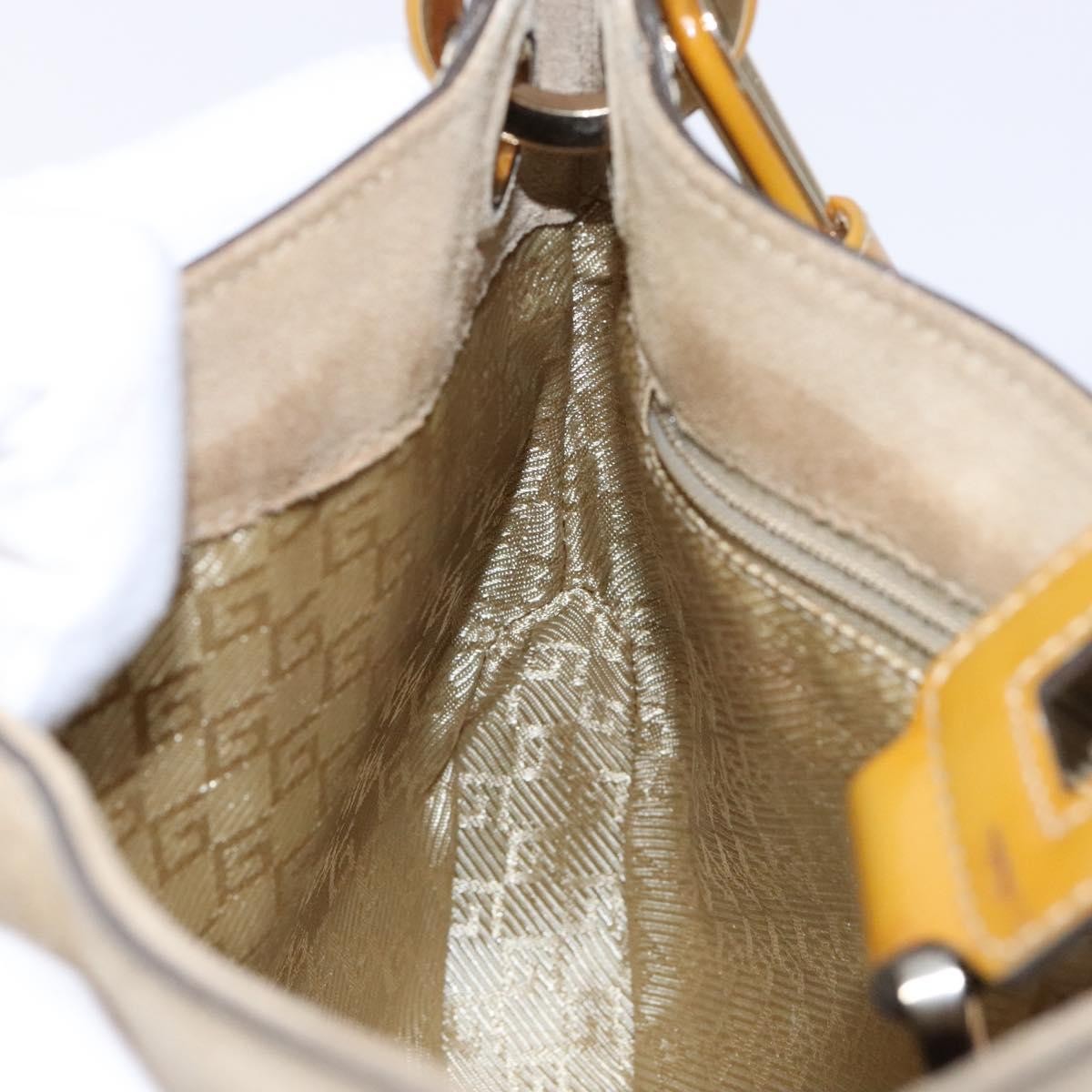 Gucci Jackie Bag Patent Leather, BEIGE, SUEDE, Shoulder bag