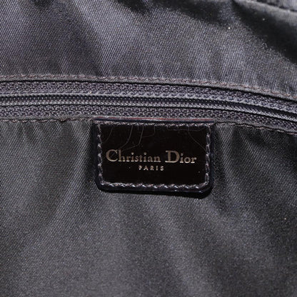 Christian Dior Vintage CD Handbag Leather, BROWN, LEATHER, Handbag