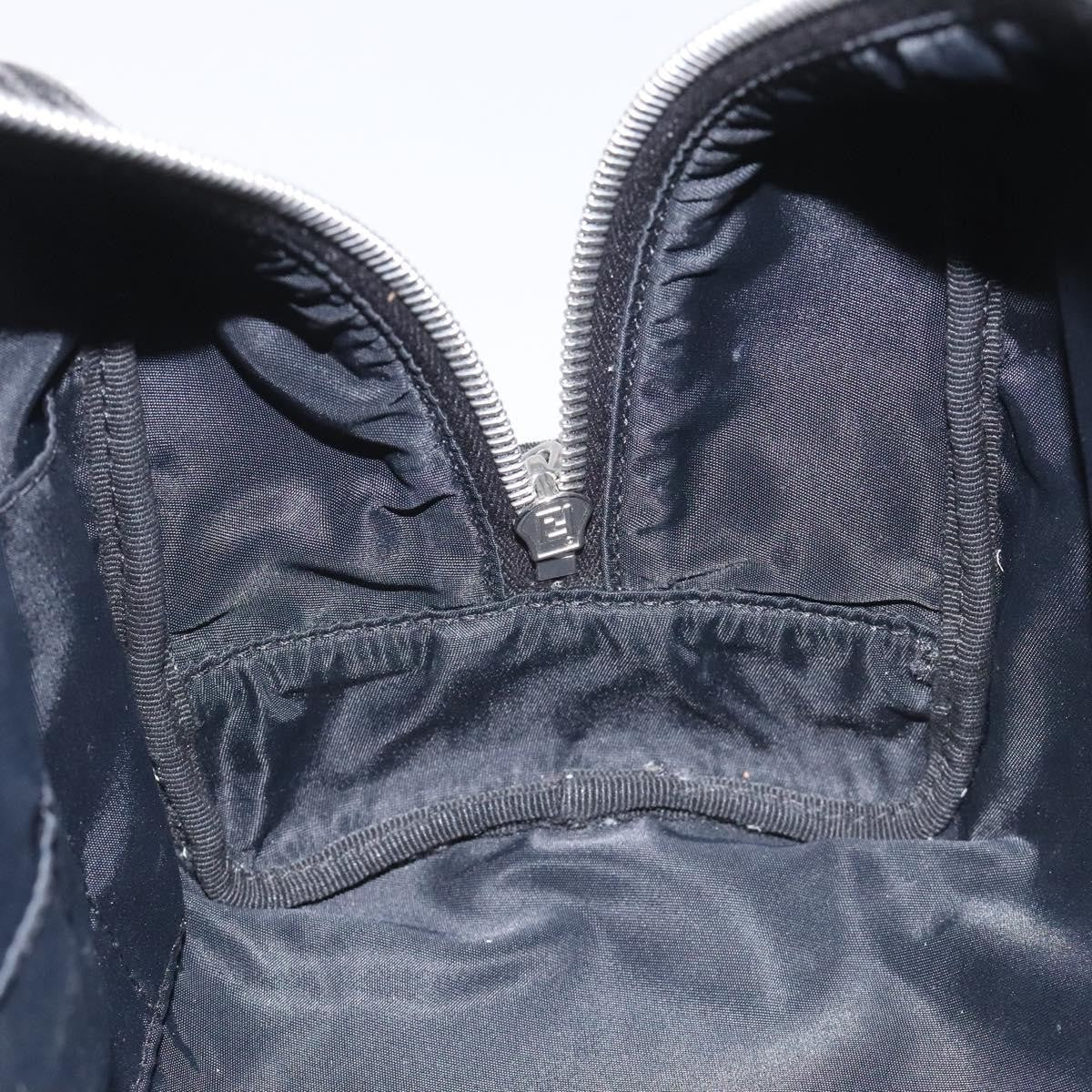 Fendi Toiletry Pouch Zucca Canvas, BLACK, CANVAS, Clutche & pouche