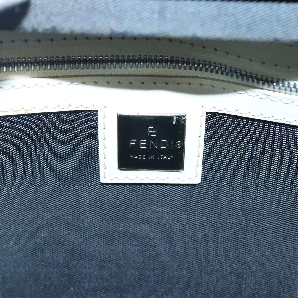 Fendi Vintage Top Handle Bag PVC, NAVY, CANVAS, Handbag