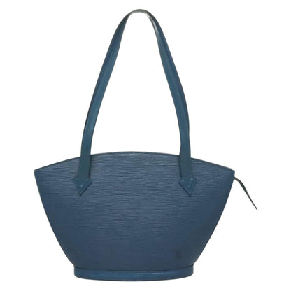 Louis Vuitton Saint Jacques Handbag Epi Leather, BLUE, LEATHER, Handbag