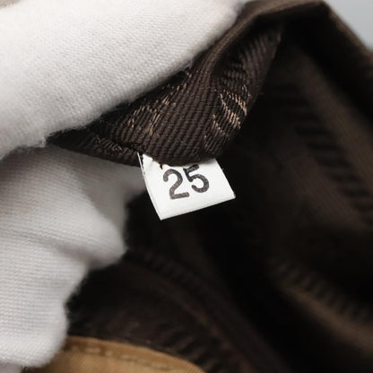 Prada Vintage Chain Shoulder Bag Tessuto, BEIGE, NYLON, Shoulder bag