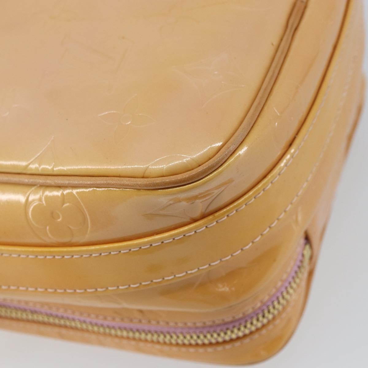 Louis Vuitton Wooster Handbag Monogram Vernis, YELLOW, PATENT_LEATHER, Shoulder bag