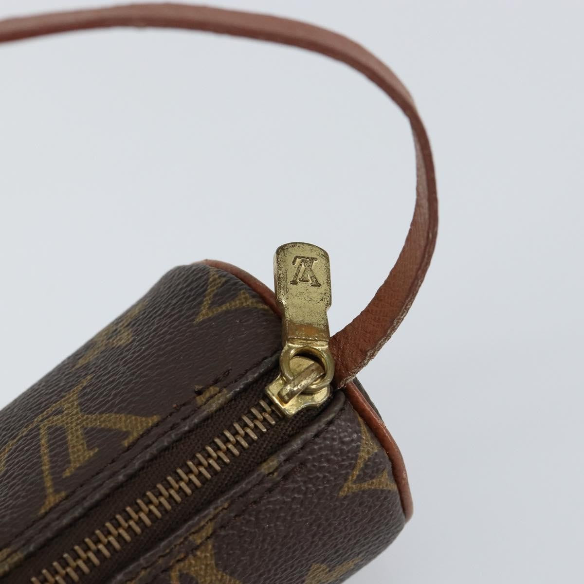 Louis Vuitton Papillon Pochette Monogram Canvas, BROWN, CANVAS, Clutche & pouche