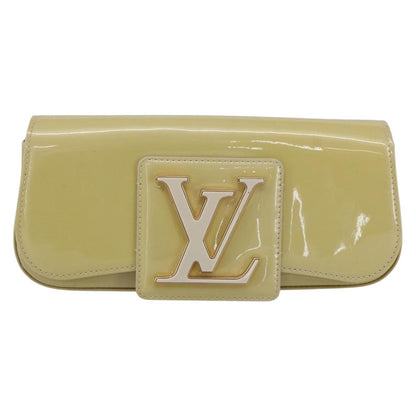 Louis Vuitton Sobe Clutch Patent, BEIGE, PATENT_LEATHER, Clutche & pouche