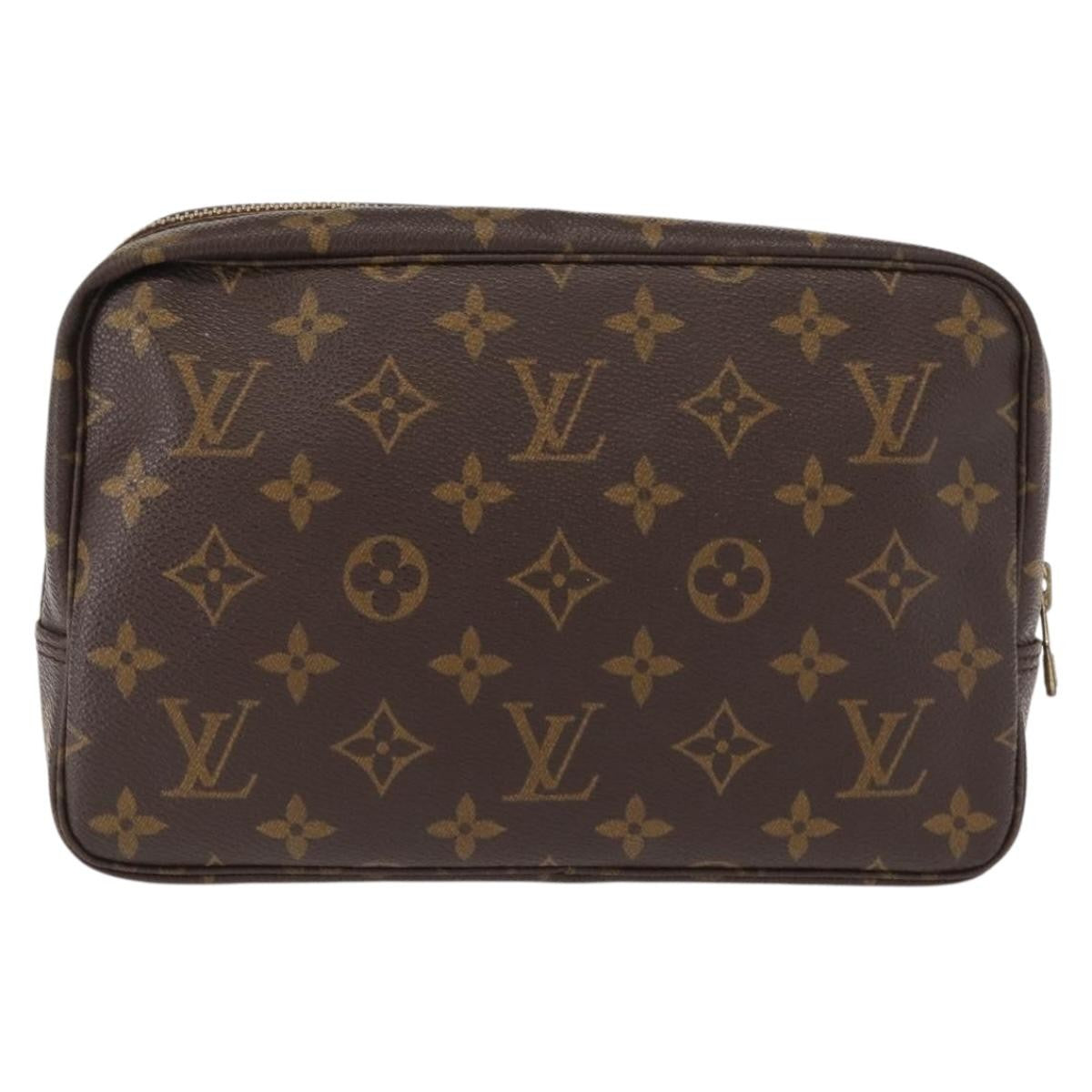 Louis Vuitton Trousse Toiletry Pouch Monogram Canvas, BROWN, CANVAS, Toiletry Case