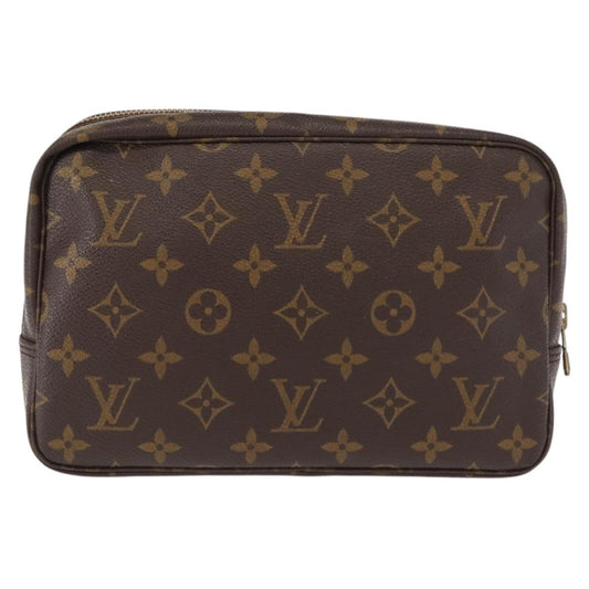 Louis Vuitton Trousse Toiletry Pouch Monogram Canvas, BROWN, CANVAS, Toiletry Case