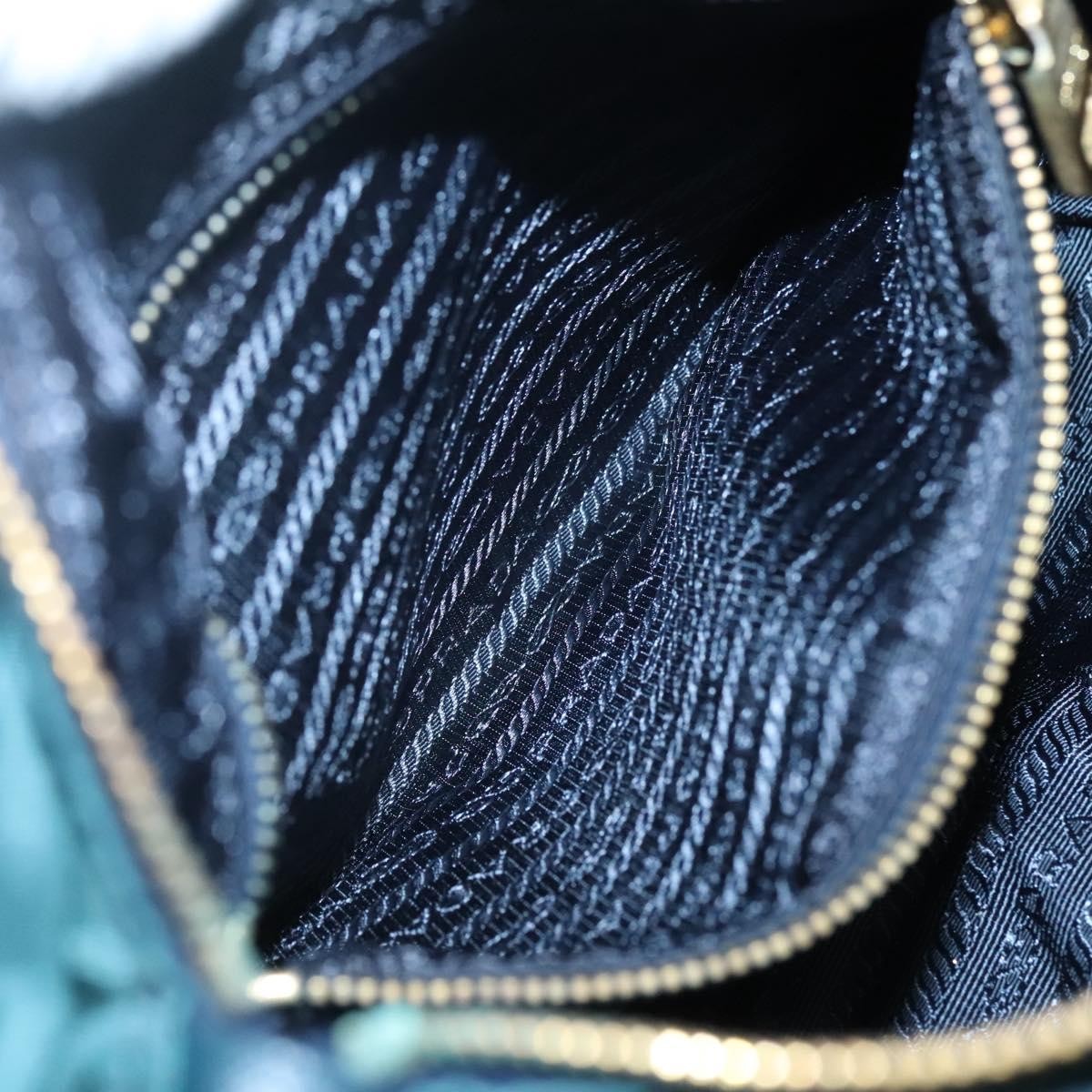 Prada Buckle Messenger Bag Tessuto, GREEN, NYLON, Shoulder bag