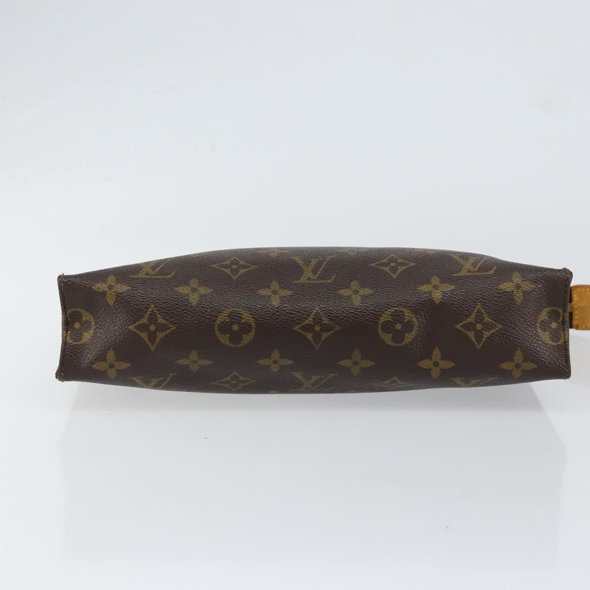 Louis Vuitton Pochette Voyage Monogram Eclipse Canvas, BROWN, CANVAS, Clutche & pouche