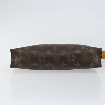 Louis Vuitton Pochette Voyage Monogram Eclipse Canvas, BROWN, CANVAS, Clutche & pouche