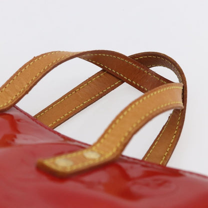 Louis Vuitton Reade Handbag Monogram Vernis, RED, PATENT_LEATHER, Handbag