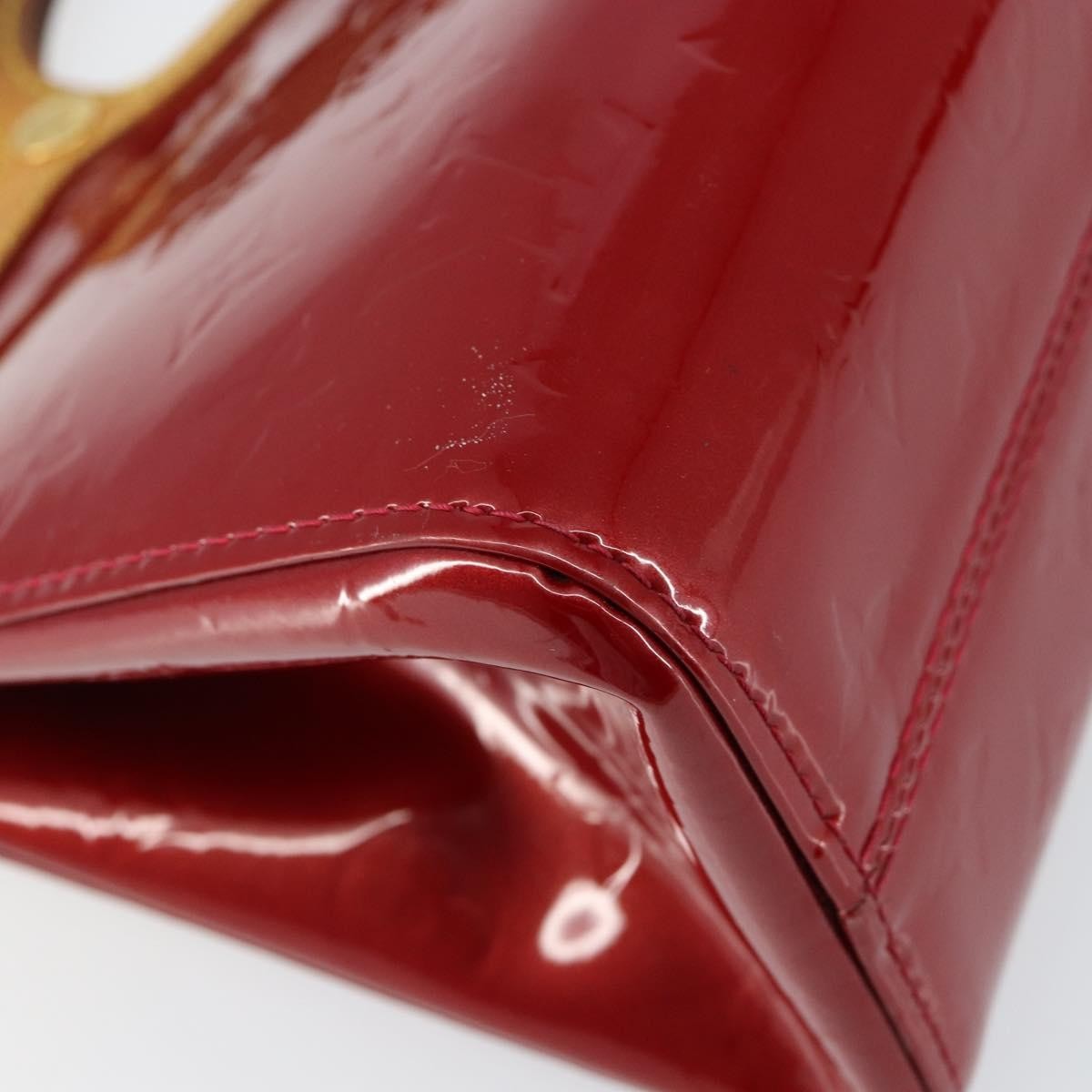 Louis Vuitton Roxbury Drive Handbag Monogram Vernis, RED, PATENT_LEATHER, Handbag