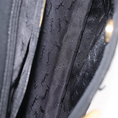 Saint Laurent Vintage Shoulder Bag Nylon, BLACK, NYLON, Tote bag