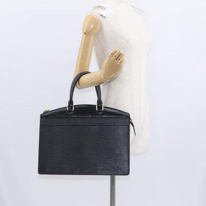 Louis Vuitton Riviera Handbag Epi Leather, BLACK, LEATHER, Handbag