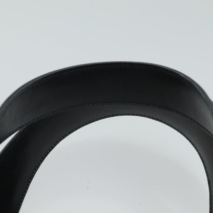 Salvatore Ferragamo Gancini handbag Leather, BLACK, LEATHER, Handbag