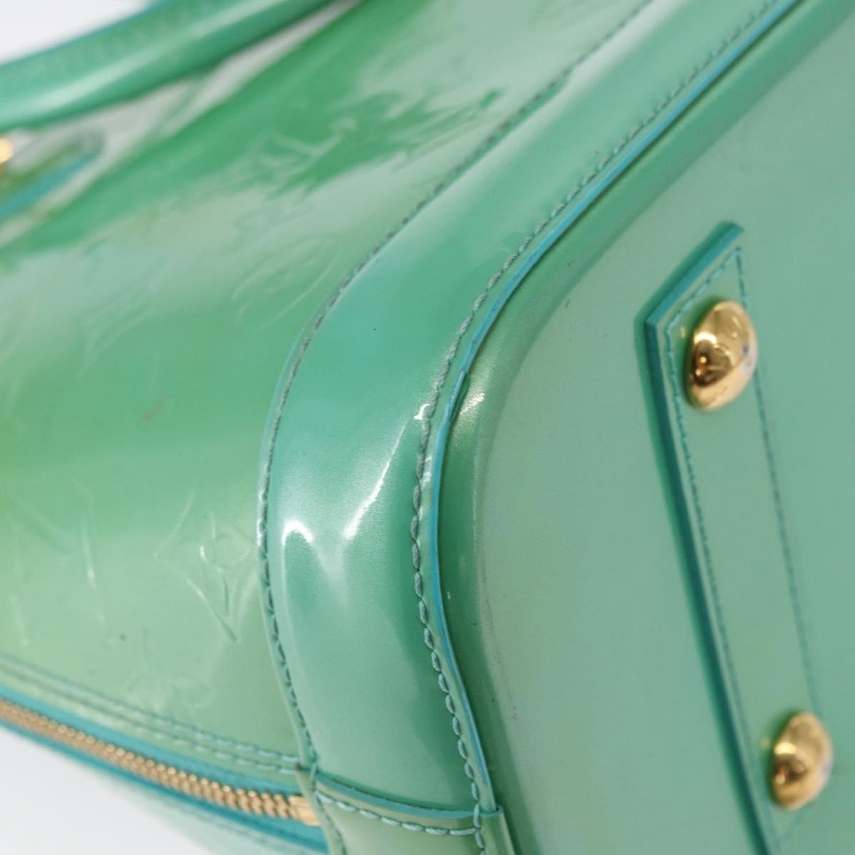 Louis Vuitton Alma Handbag Patent Leather, BLUE, PATENT_LEATHER, Handbag