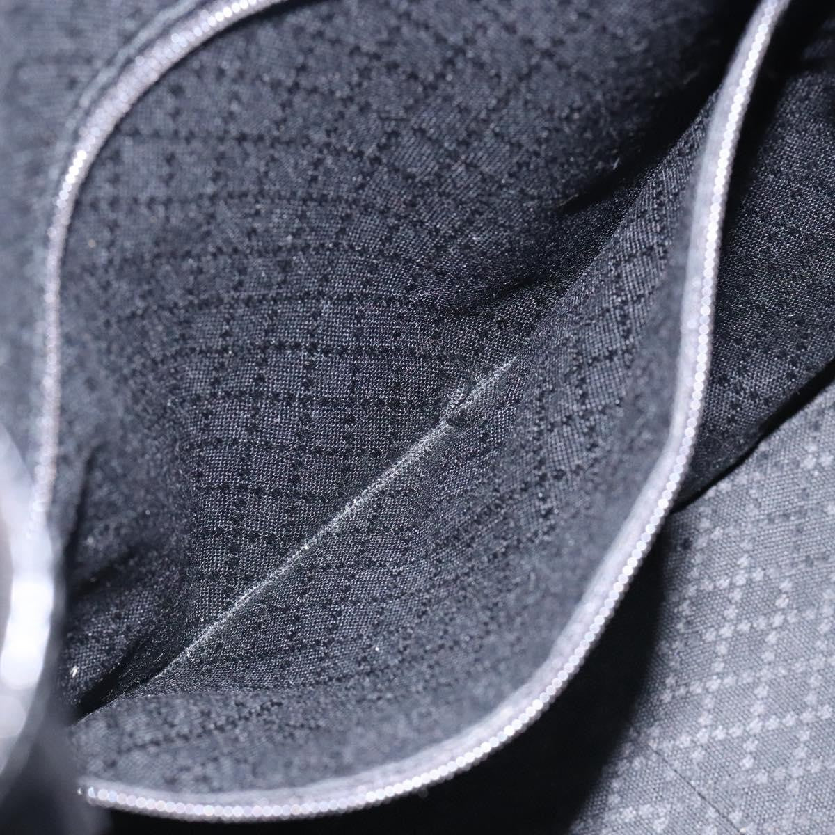 Gucci Vintage Bamboo Shoulder Bag Nylon, BLACK, NYLON, Shoulder bag