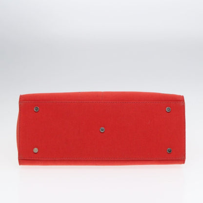 Burberry Nova Check Blue Label Canvas, ORANGE, CANVAS, Handbag