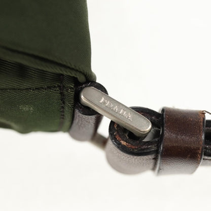 Prada Vintage Shoulder Bag Tessuto, KHAKI, NYLON, Shoulder bag