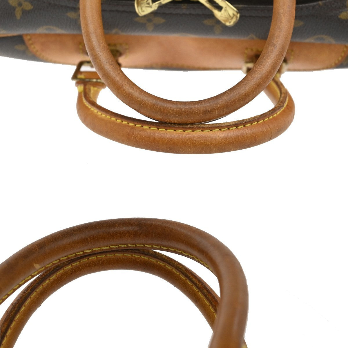 Louis Vuitton Deauville Handbag Monogram Canvas, BROWN, CANVAS, Handbag