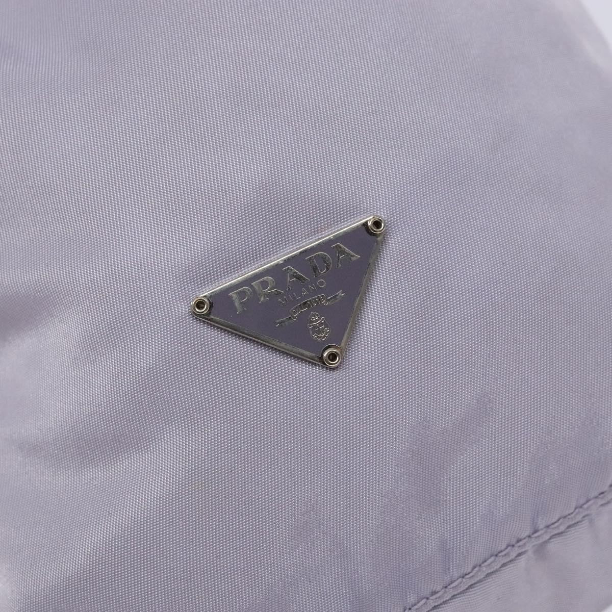 Prada Vela Drawstring Bucket Pouch Tessuto, PURPLE, NYLON, Clutche & pouche