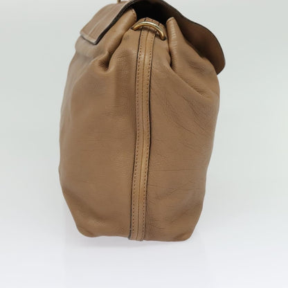 Chloe Elsie Convertible Satchel Leather, BEIGE, LEATHER, Handbag