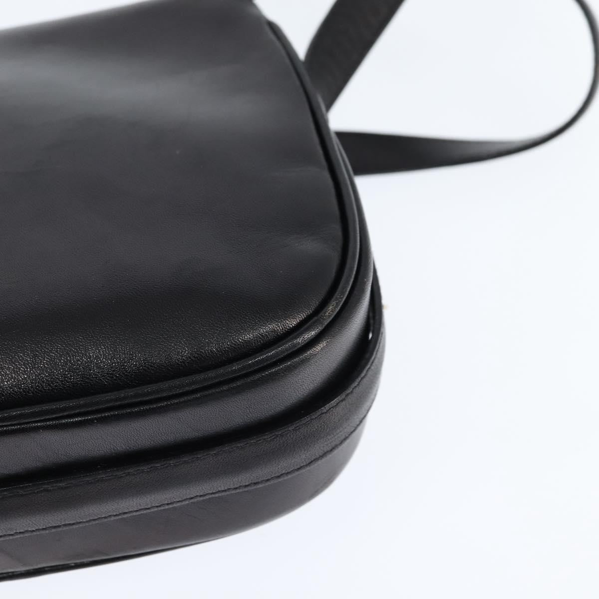 Celine Shoulder Bag Leather, BLACK, LEATHER, Shoulder bag