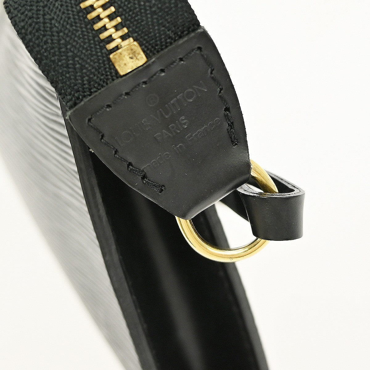 Louis Vuitton Pochette Accessoires Epi Leather, BLACK, LEATHER, Clutche & pouche