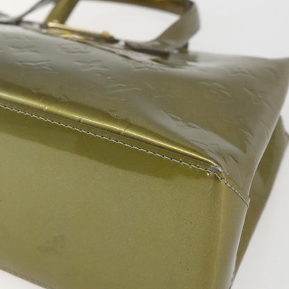 Louis Vuitton Wilshire Handbag Monogram Vernis, GREEN, PATENT_LEATHER, Handbag