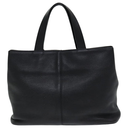 Burberry Vintage Handbag Leather, BLACK, LEATHER, Handbag