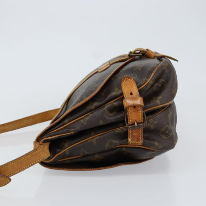 Louis Vuitton Saumur Handbag Monogram Canvas, BROWN, CANVAS, Shoulder bag