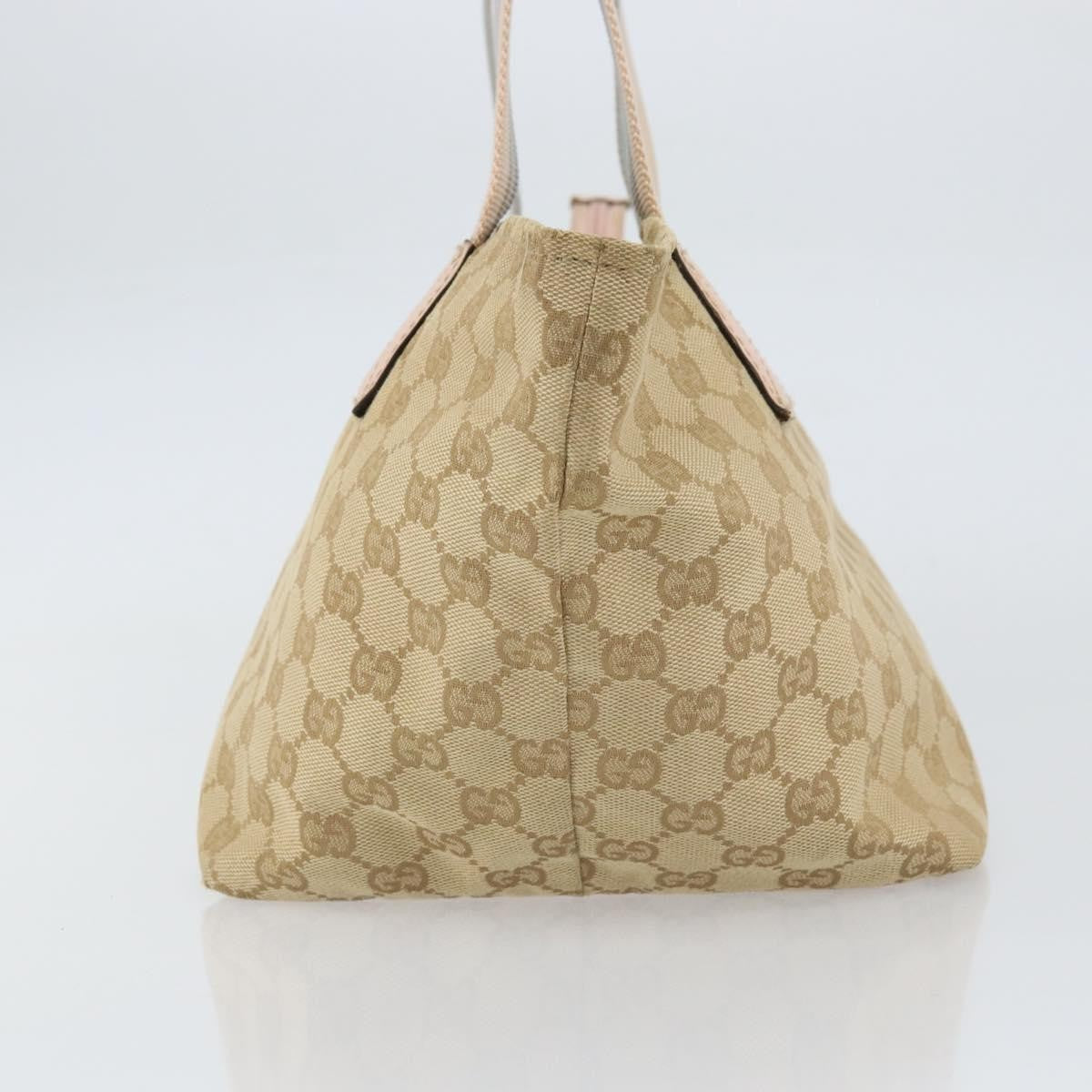 Gucci Web Zip Tote GG Canvas, BEIGE, CANVAS, Tote bag