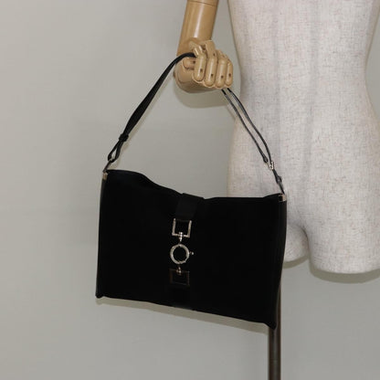 Gucci Jackie Original Shoulder Bag Leather Leather, BLACK, SUEDE, Shoulder bag