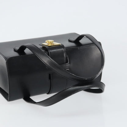 Celine Handbag Leather, BLACK, LEATHER, Handbag