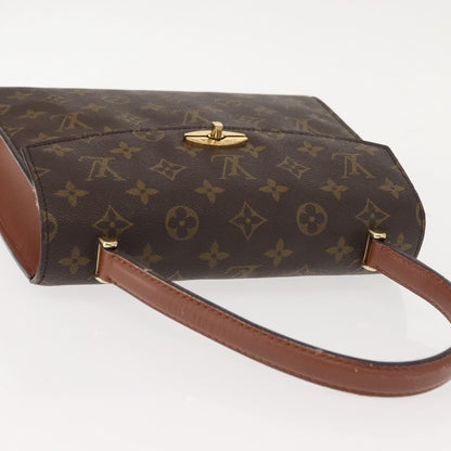 Louis Vuitton Malesherbes Handbag Monogram Canvas, BROWN, CANVAS, Handbag