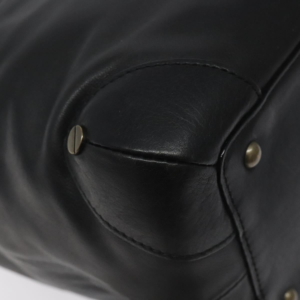 Chloe Vintage Shoulder Bag Leather, BLACK, LEATHER, Shoulder bag