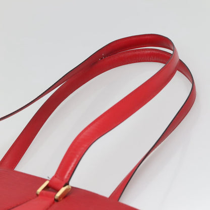 Louis Vuitton Duplex Bag Epi Leather, RED, LEATHER, Handbag
