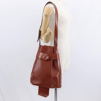 Louis Vuitton Vintage Sac d'Epaule Handbag Epi Leather, BROWN, LEATHER, Shoulder bag