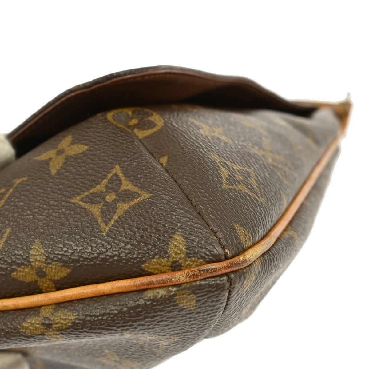 Louis Vuitton Musette Handbag Monogram Canvas, BROWN, CANVAS, Shoulder bag