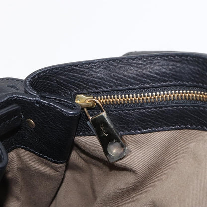 Chloe Elsie Convertible Satchel Leather, BLACK, LEATHER, Handbag