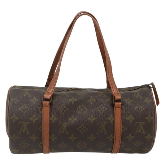 Louis Vuitton Papillon Handbag Monogram Canvas, Brown, Canvas, Handbag
